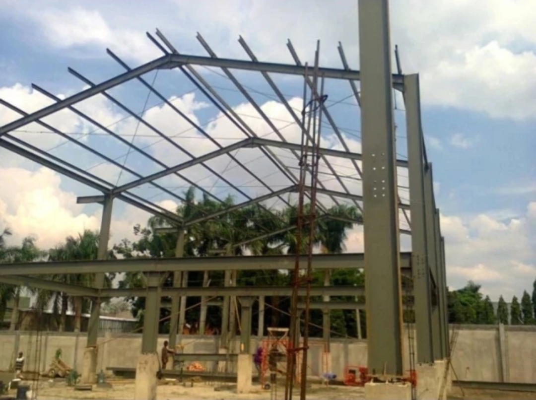 Struktur Kanopi Baja WF